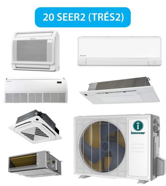 Innovair - M4+ Multi Series 20 SEER2 - 1.5-4 Ton Ductless Heat Pump