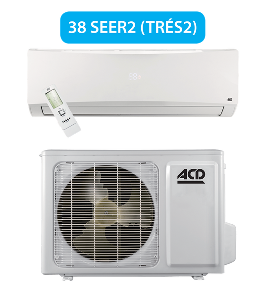 Dettson - ACD Fairy Series 38 SEER2 - 0.75-2 Ton Ductless Heat Pump